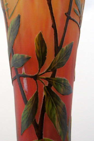 アールヌーヴォー「梨の花文花瓶」