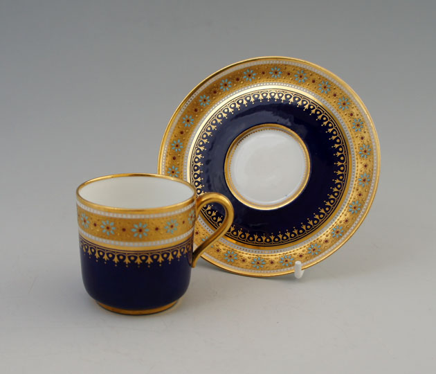 陶磁器「ジュール装飾コーヒーカップ＆ソーサー」