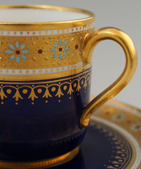 陶磁器「ジュール装飾コーヒーカップ＆ソーサー」