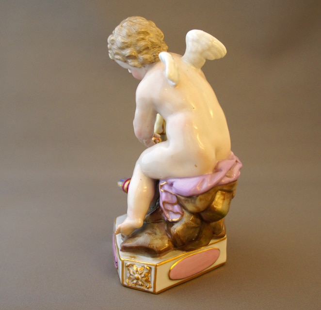 陶磁器「天使人形「箴言の天使」- Je decouvre tout（愛こそ全て）-」