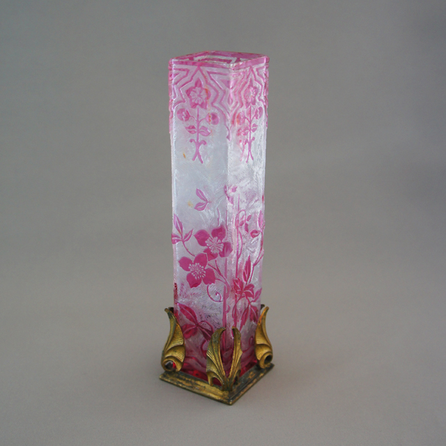 装飾ガラス「エグランチェ E’GLANTIER 角型花瓶」