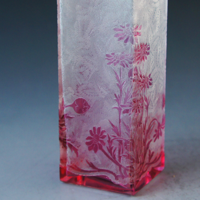 装飾ガラス「E’GLANTIER エグランチェ 角型花瓶」