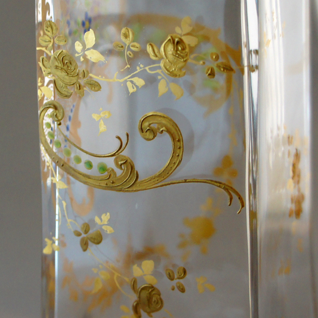 グラスウェア「金彩花装飾 デカンタ」