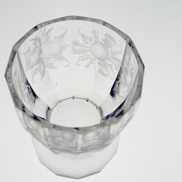 グラスウェア「グラヴィール装飾 グラス 高さ7cm（容量約60ml）」