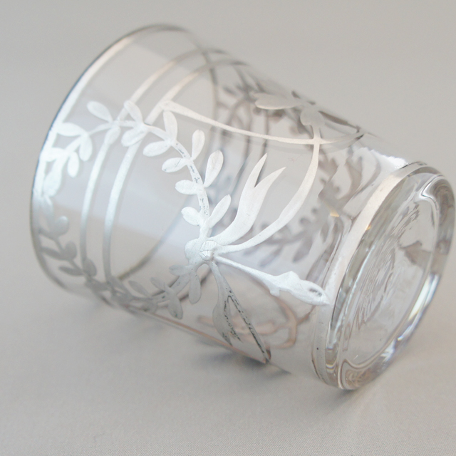 グラスウェア「銀巻き装飾 ショットグラス 高さ5.6cm」