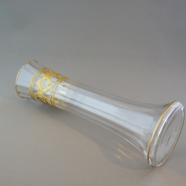 グラスウェア「金彩装飾 花瓶」