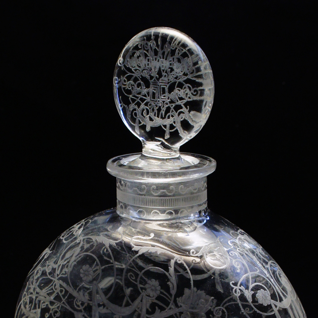 グラスウェア「香水瓶「ミケランジェロ」(大) 高さ15.8cm」