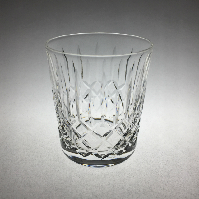 グラスウェア「カット文 ウイスキーグラス（小）高さ7.6cm（容量約120ml）」