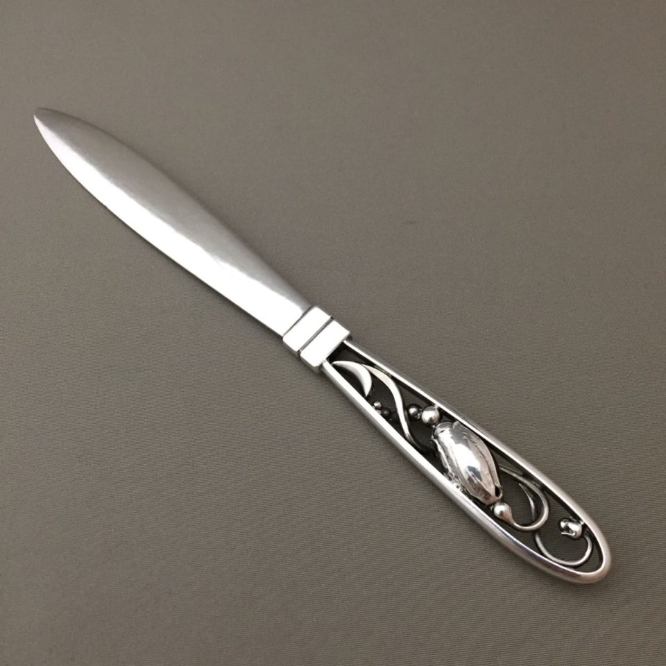 シルバー「ペーパーナイフ ”Blossom” 長さ17.5cm」