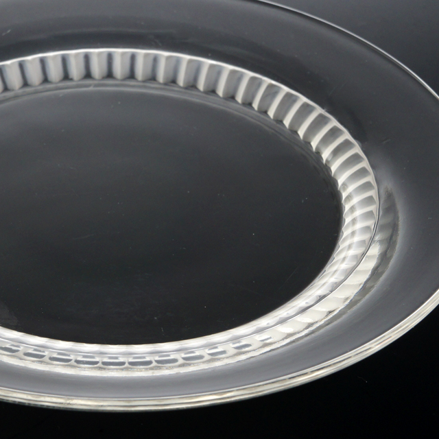 グラスウェア「皿 バンブー 直径16.2cm」