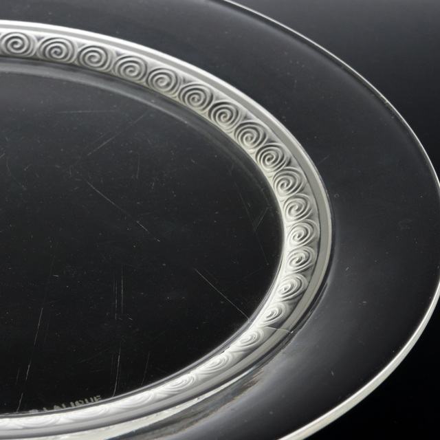 グラスウェア「【残り1枚】皿 シノン 直径22.4cm」