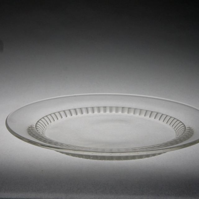 グラスウェア「皿 バンブー 直径16.2cm」