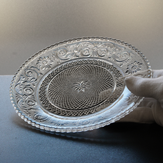グラスウェア「ARABESQUES アラベスク 皿 直径18.8cm」