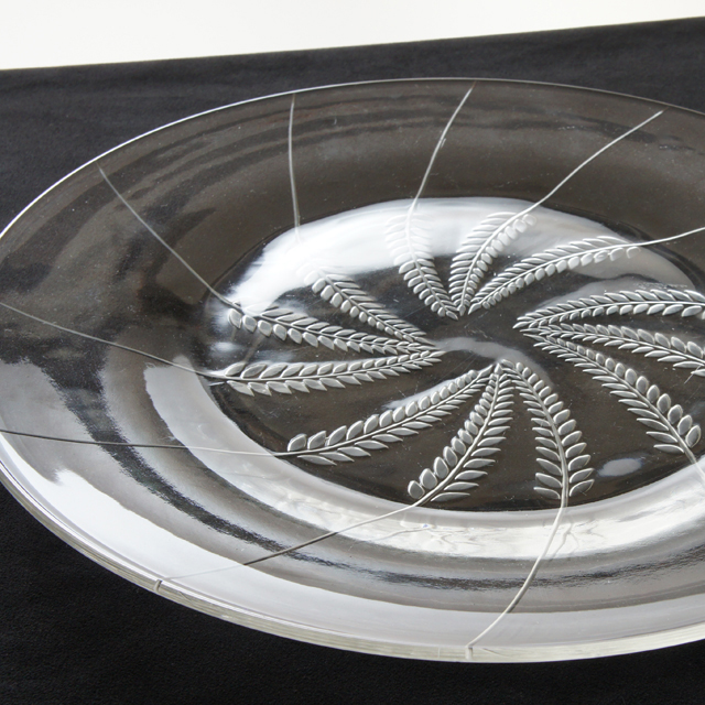 グラスウェア「ルツェルン ”LUCERNE” No.1  皿 直径31.5cm」