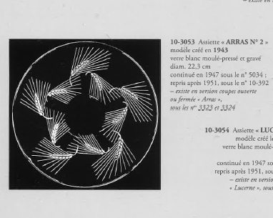 グラスウェア「アラス ”ARRAS”  No.2 皿 直径22.5cm」
