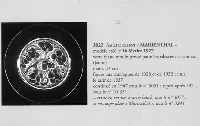 グラスウェア「マリエンタール MARIENTHAL 皿 直径23.4cm」