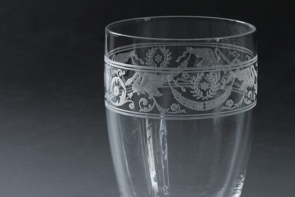 グラスウェア「シーニュ CYGNES ゴブレット 高さ7.7cm」