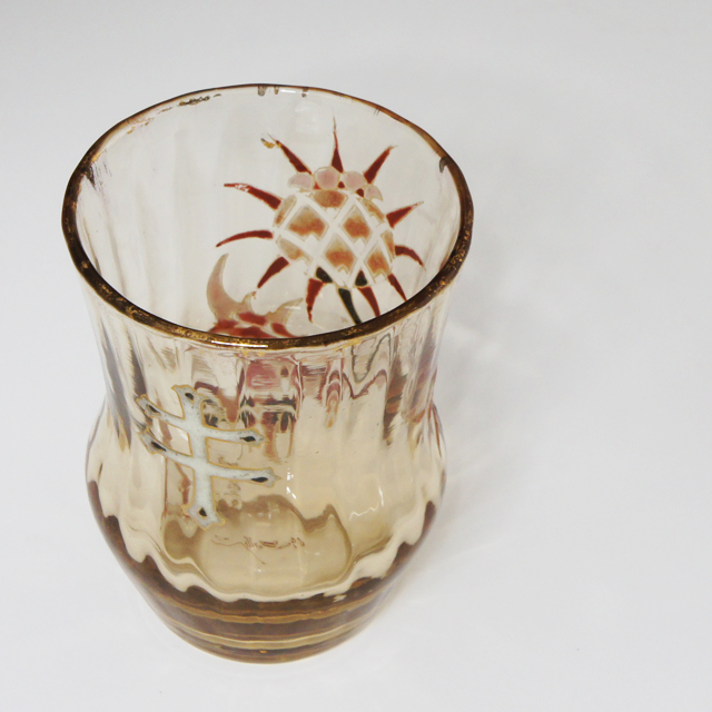 グラスウェア「薊にロレーヌ十字小酒杯 60ml」