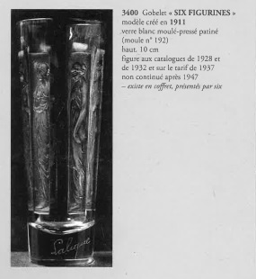 グラスウェア「6人の肖像 ゴブレット」