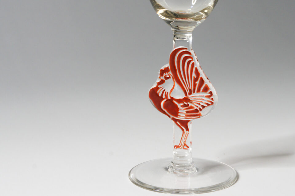 グラスウェア「ウィリアム カクテルグラス(赤)」