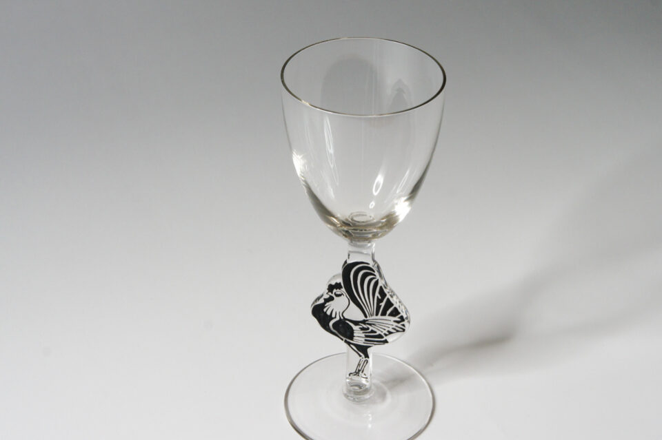 ウィリアム カクテルグラス（黒）《アンティックかとう》