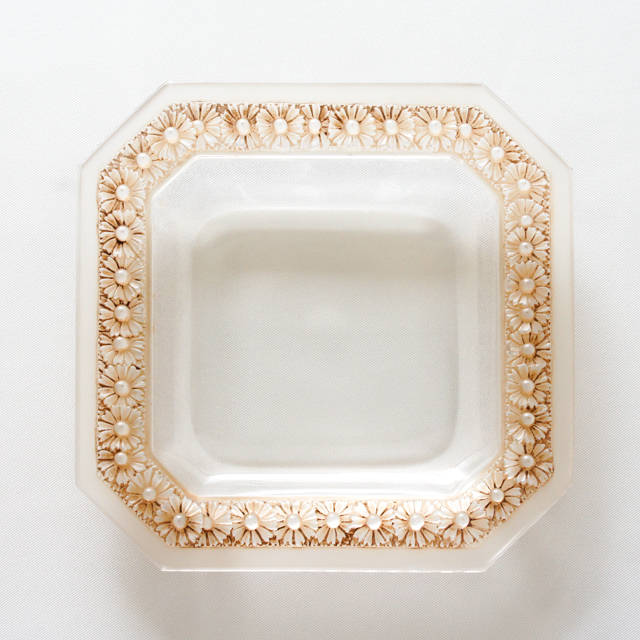 グラスウェア「パクレット PAQUERETTES 皿 w15.7cm」