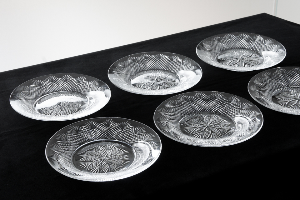 グラスウェア「ノナンコート 皿 6枚セット」