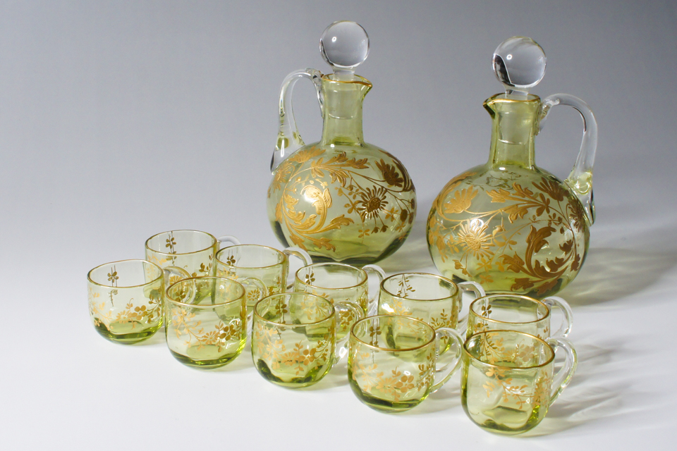 グラスウェア「ジャポニズム リキュールセット」