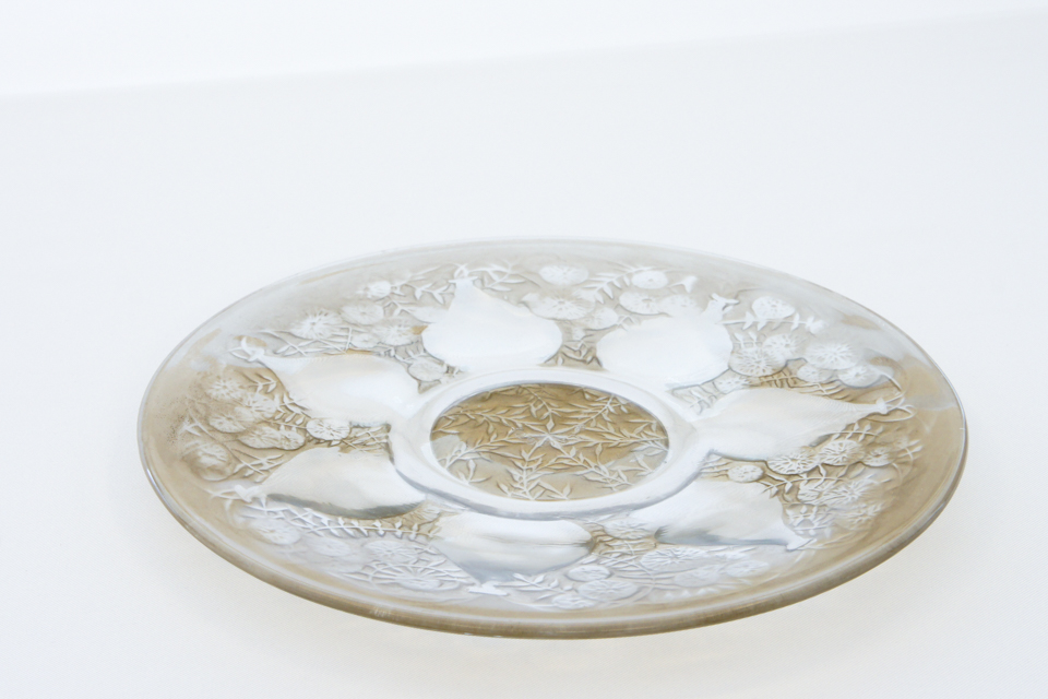 グラスウェア「ヴァーズ VASES 皿 直径20cm」