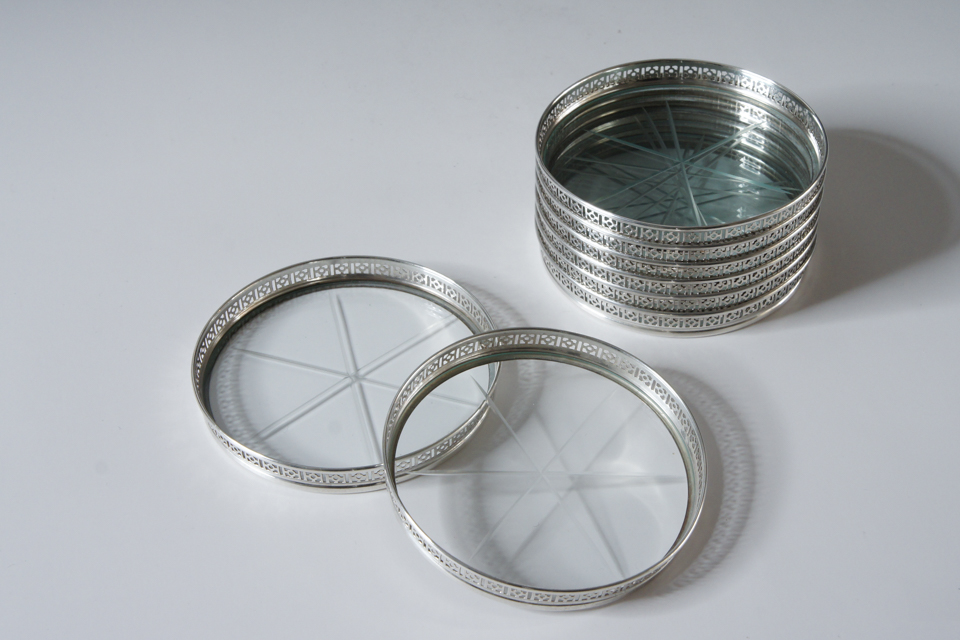 グラスウェア「コースター 6枚セット」