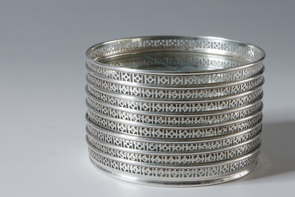 グラスウェア「コースター 6枚セット」