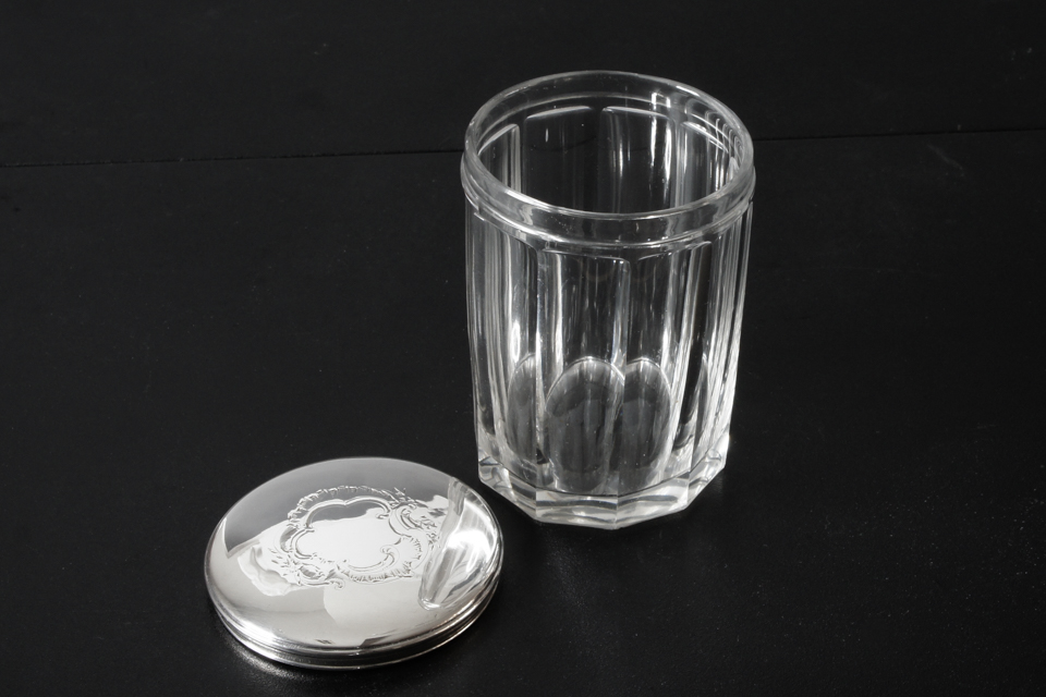 シルバー「ジュエリーボックス(円/深)直径7cm」