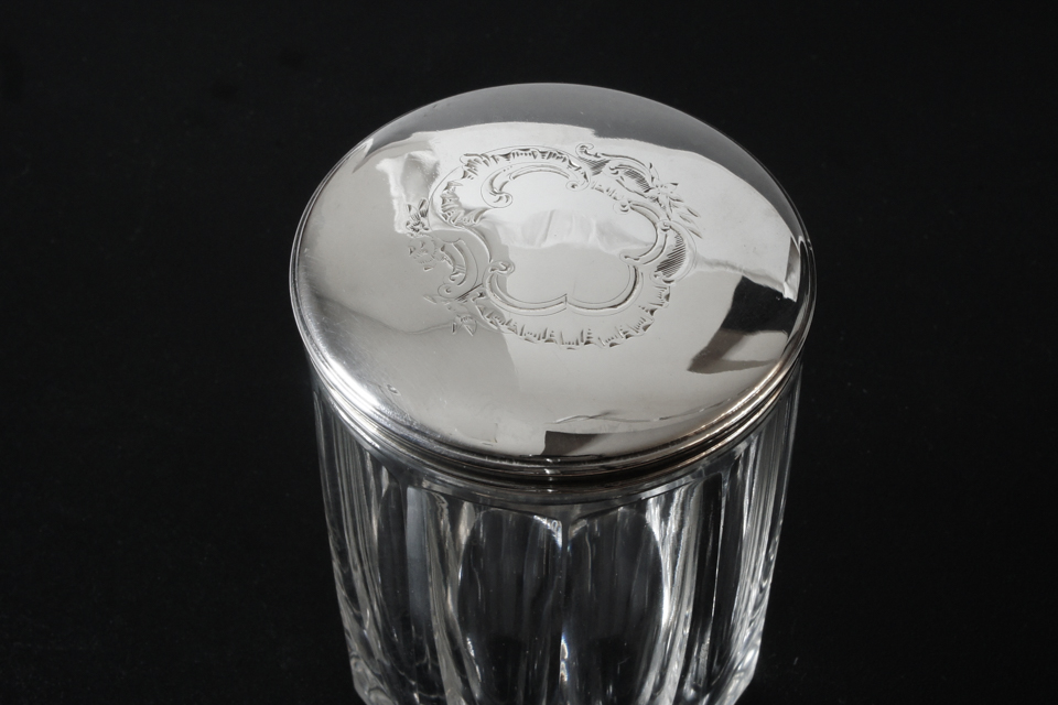 シルバー「ジュエリーボックス(円/深)直径7cm」