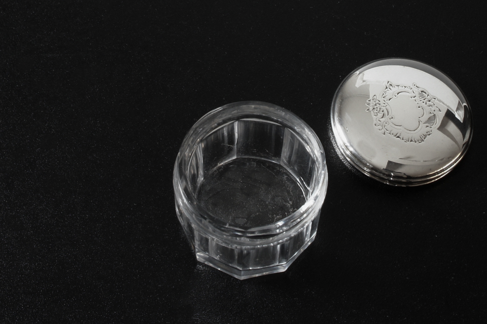 シルバー「ジュエリーボックス(円/小)直径4.3cm」