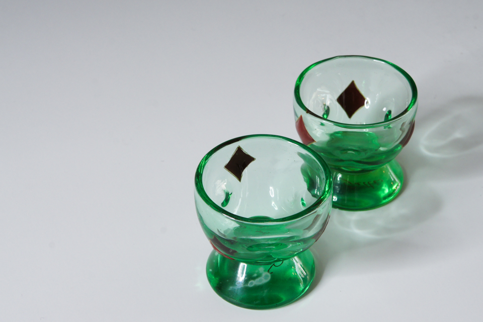 グラスウェア「トランプ文酒杯（ダイヤ）」