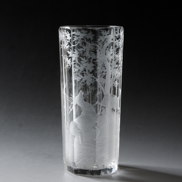 グラスウェア「鹿文様 タンブラー」