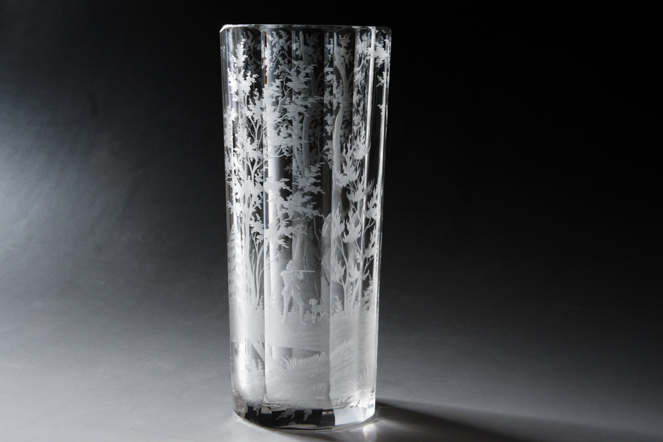 グラスウェア「鹿文様 タンブラー」