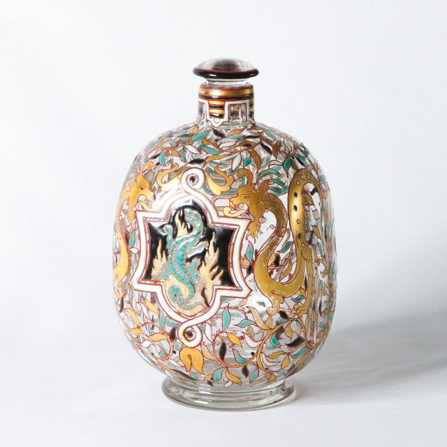 アールヌーヴォー「サラマンダー文香水瓶」