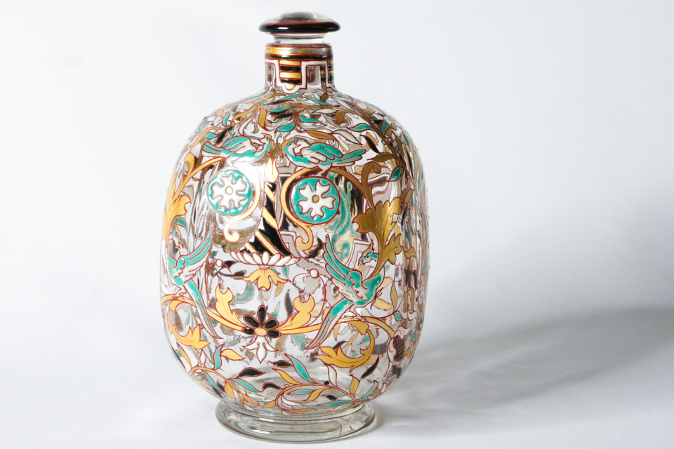 アールヌーヴォー「サラマンダー文香水瓶」