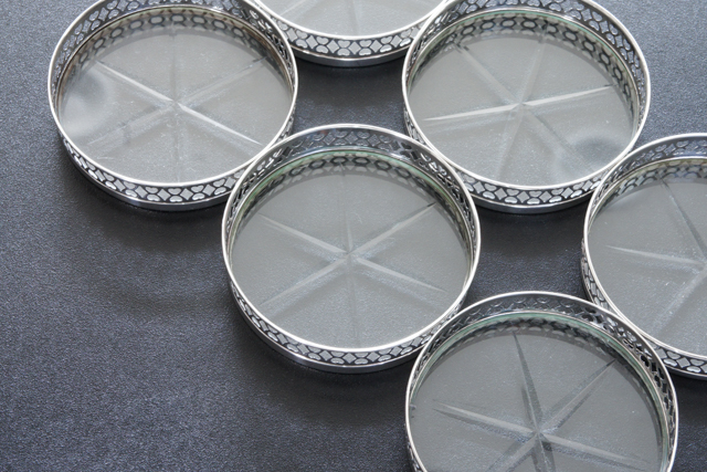 グラスウェア「コースター 6枚セット」