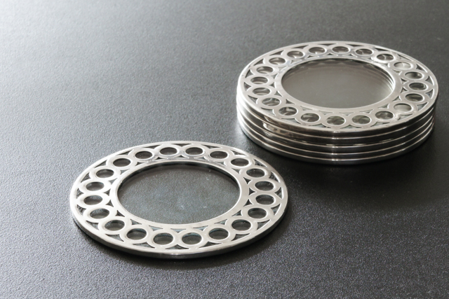 グラスウェア「コースター 6枚セット」