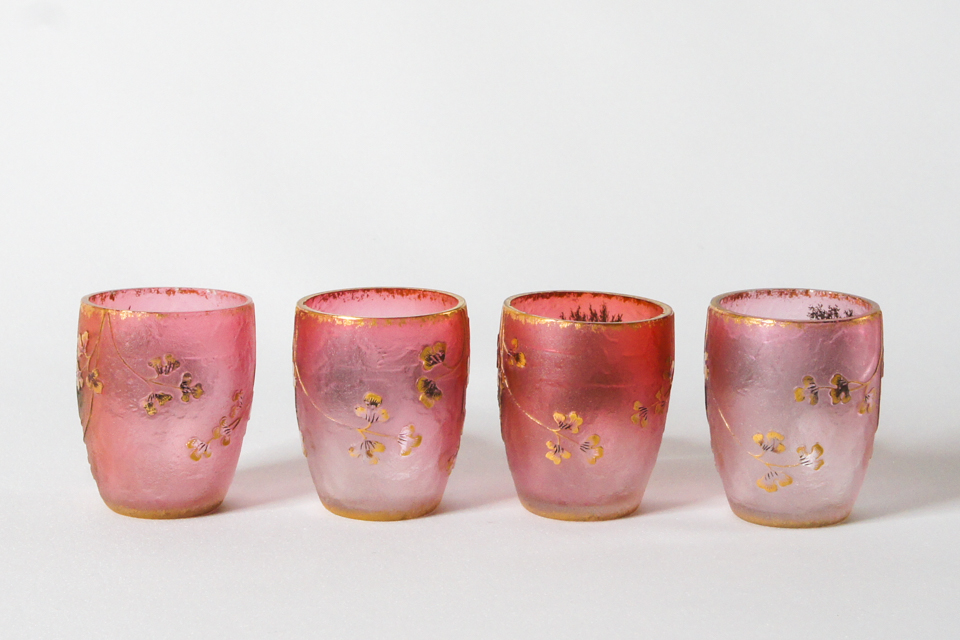 グラスウェア「湖水風景酒杯」