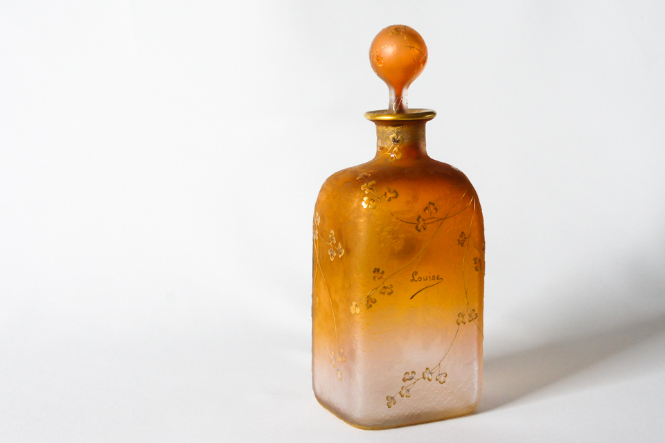 グラスウェア「湖水風景リキュールボトル」