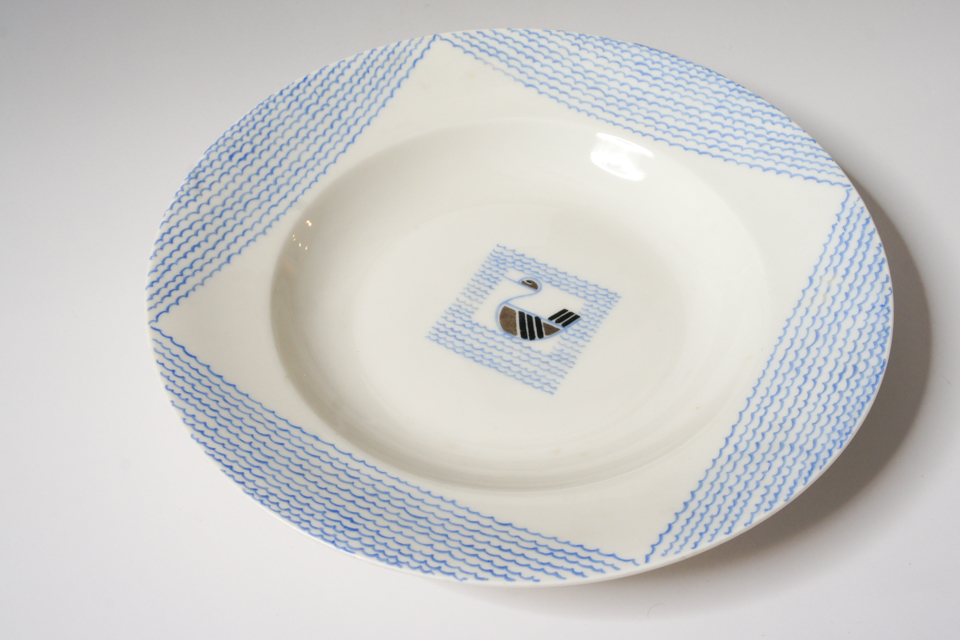 陶磁器「アヒル Canard 1929年 スーププレート 6枚セット」