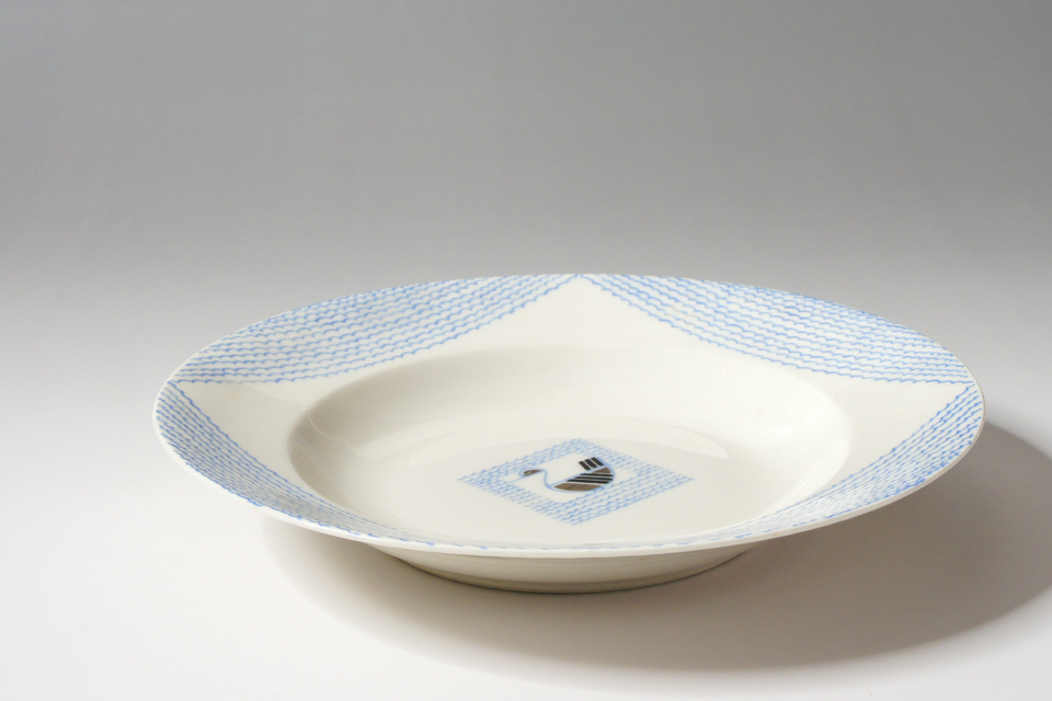 陶磁器「アヒル Canard 1929年 スーププレート 6枚セット」