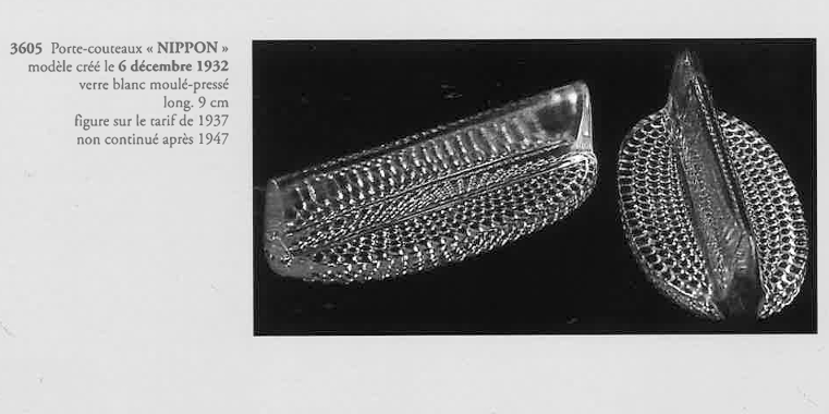 グラスウェア「ニッポン NIPPON ナイフレスト」