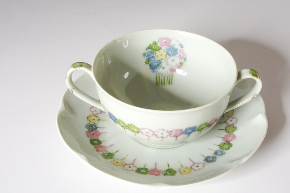 陶磁器「五月 Mai 1933年 スープカップ&ソーサー 6客セット&単品」