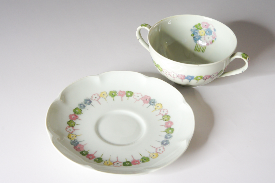 陶磁器「五月 Mai 1933年 スープカップ&ソーサー 6客セット&単品」