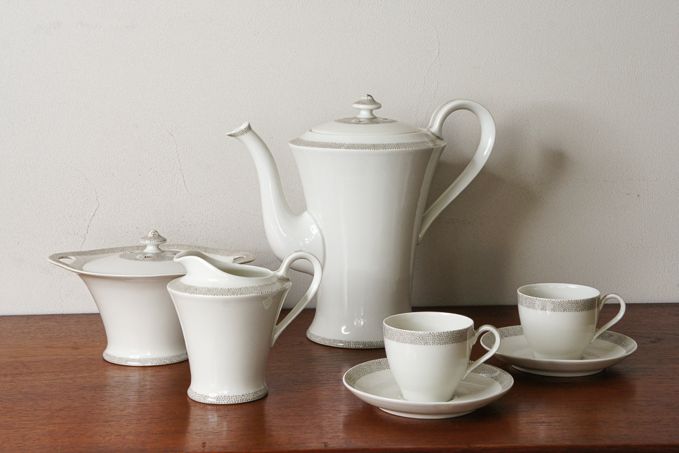 陶磁器「水鳥 Oiseaux 1929年 ティーセット【現品限り】」