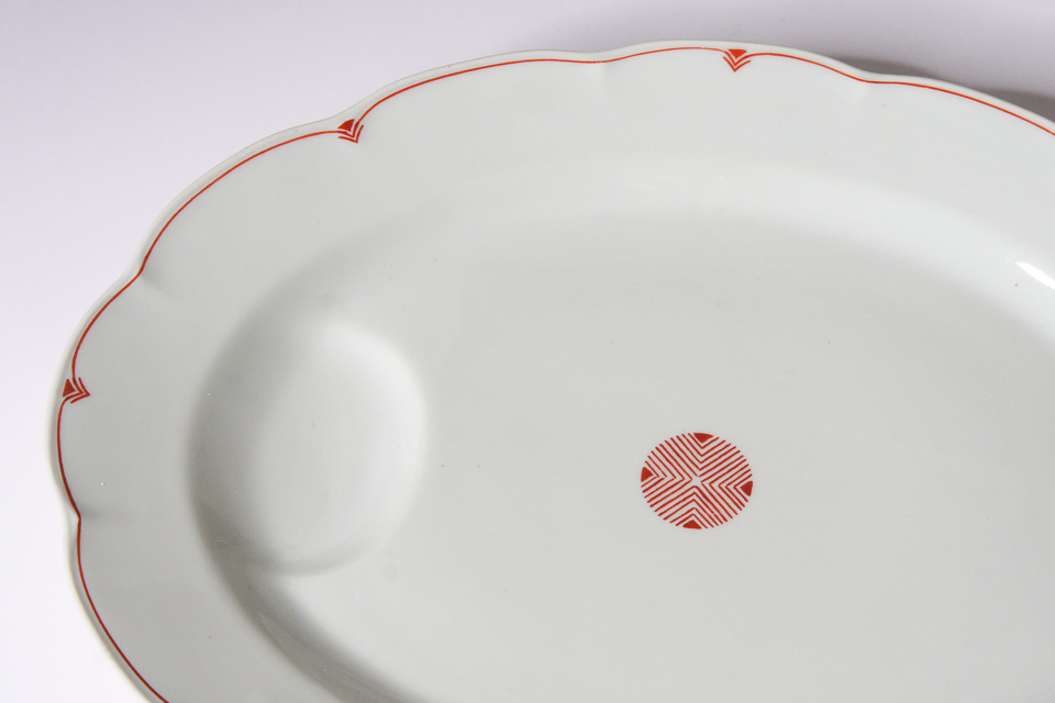 陶磁器「北京 Pekin 1928年 オーバルプレート【現品限り】」